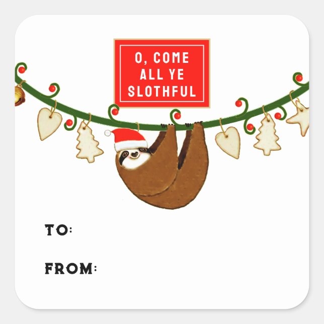 Funny Christmas gift tags (Front)