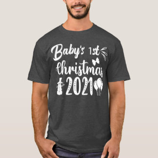 funny christmas gifts Babys First Christmas 2021  T-Shirt