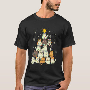 funny christmas gifts Cat Christmas Tree3648png364 T-Shirt