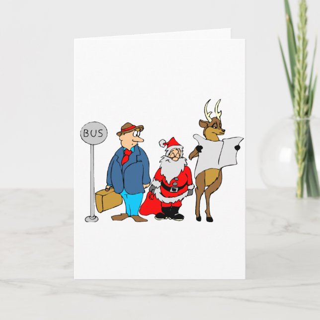 Funny Christmas Gifts Holiday Card (Front)