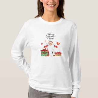 Funny Christmas Gifts with Southern Santa Claus T-Shirt