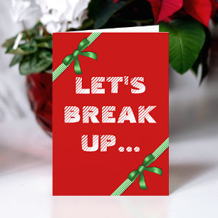 Funny Christmas Gingerbread Cookie Joke Holiday Card