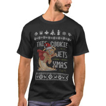 Funny Christmas Gingerbread Superhero T-Shirt