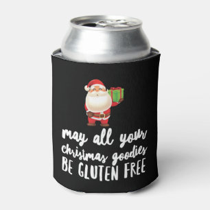 Funny Christmas Gluten Free Can Cooler