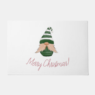 Funny Christmas gnome  Doormat