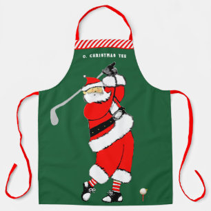 Funny Christmas Golf Apron