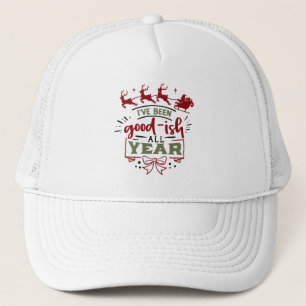 Funny Christmas good word art Trucker Hat
