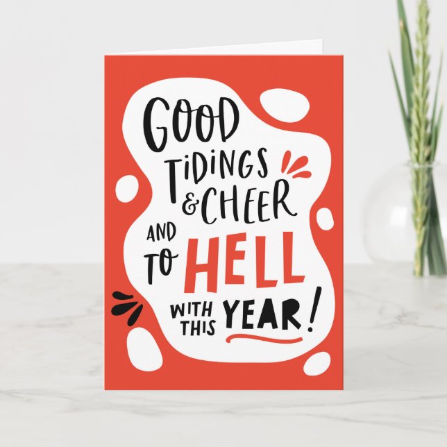 Funny Christmas Greeting Card  (Front)