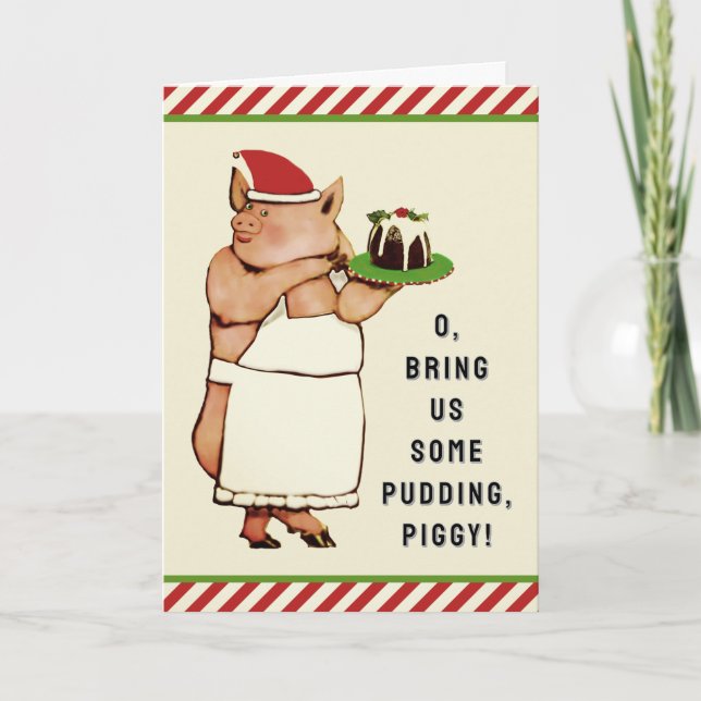 Funny Christmas Holiday Card (Front)