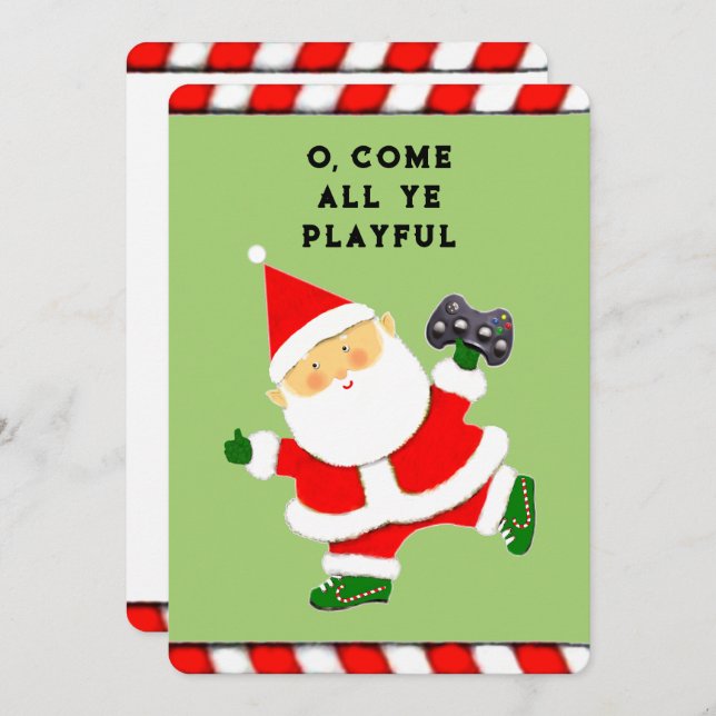 Funny Christmas Holiday Card (Front/Back)