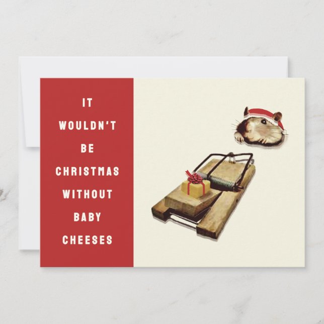 Funny Christmas Holiday Card (Front)