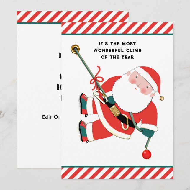 Funny Christmas Holiday Card (Front/Back)