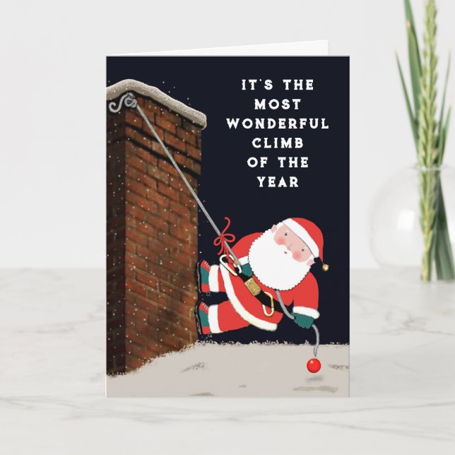 Funny Christmas Holiday Card (Front)
