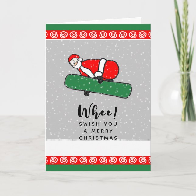 Funny Christmas Holiday Card (Front)