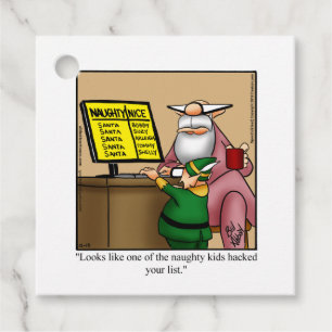 Funny Christmas Holiday Gift Tags