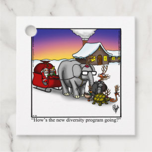Funny Christmas Holiday Gift Tags