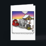 Funny Christmas Holiday Greeting Card<br><div class="desc">Happy Holidays! Spread some holiday cheer with this hilarious Christmas greeting card for family and friends by syndicated cartoonist Bill Abbott. Wonderfully funny and slightly sarcastic cartoon characters in hilarious situations and settings, great fun for the wonderfully funny and slightly sarcastic character you know. “Spectickles “ has appeared in Reader’s...</div>