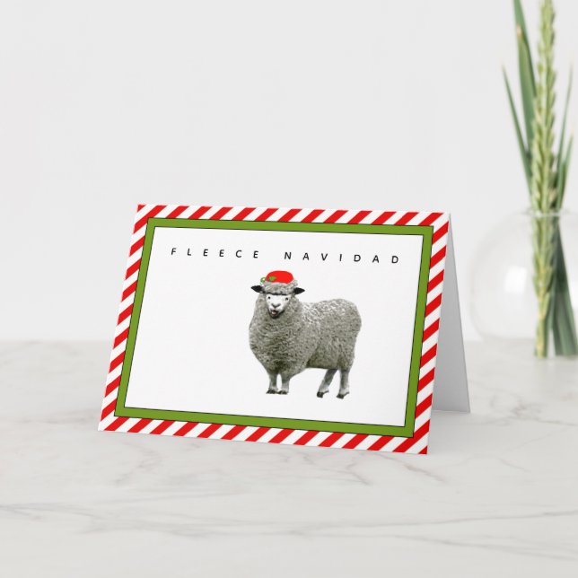 funny Christmas holiday greeting cards (Front)