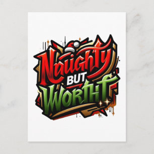 funny Christmas 🤶 Holiday Postcard