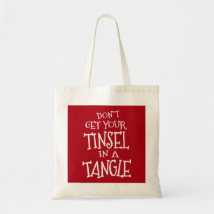 Funny Christmas Holiday Tote Bag