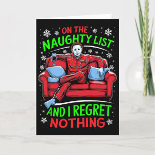 Funny Christmas Horror Movies Apparel Uni-adults B Card