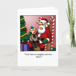 Funny Christmas Humour Geeting Card