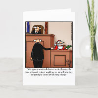 Funny Christmas Humour Greeting Card