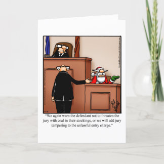 Funny Christmas Humour Greeting Card