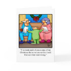 Funny Christmas Humour Greeting Card