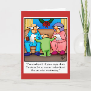 Funny Christmas Humour Greeting Card "Spectickles"