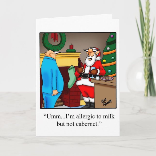Funny Christmas Humour Greeting Card "Spectickles" (Front)
