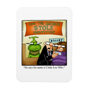 Funny Christmas Humour Magnet Gift