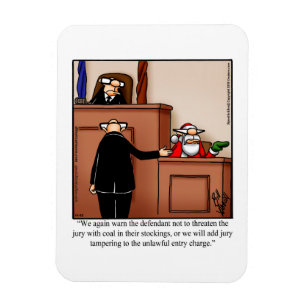 Funny Christmas Humour Magnet Gift