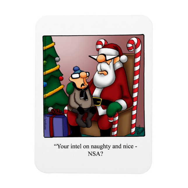 Funny Christmas  Humour Magnet Gift (Vertical)