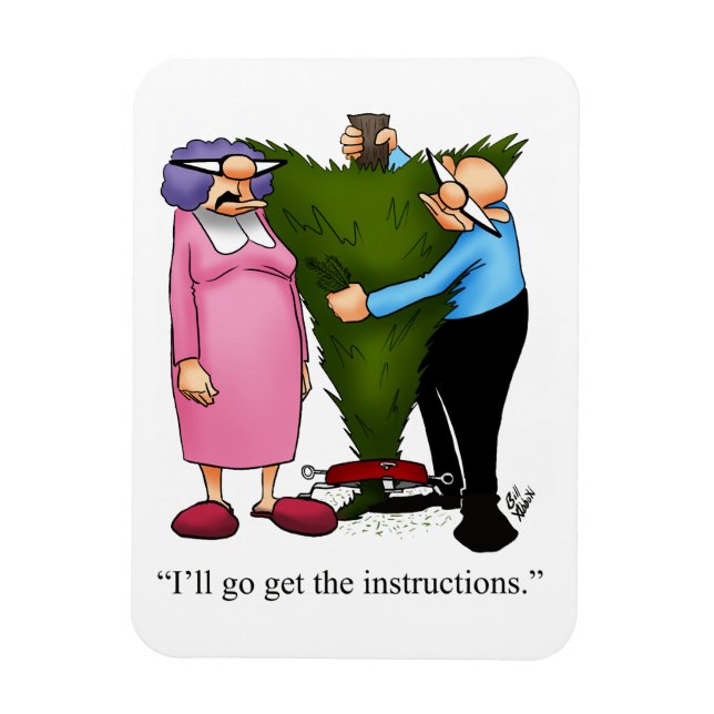 Funny Christmas  Humour Magnet Gift (Vertical)