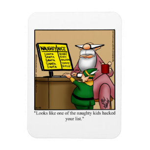 Funny Christmas  Humour Magnet Gift