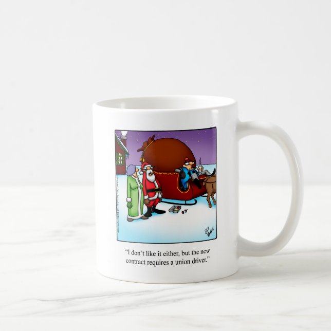 Funny Christmas Humour Mug Gift (Right)