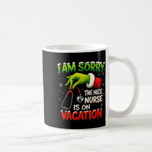 Funny Christmas I Am Sorry The Niche Nurse Santa H Coffee Mug