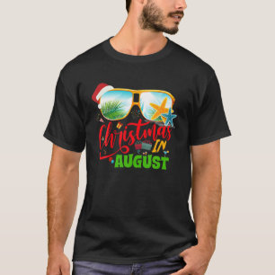 Funny Christmas in August gift Summer Reindeer Flo T-Shirt