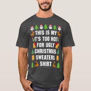 Funny christmas in july summer vacation 2021 Gift T-Shirt