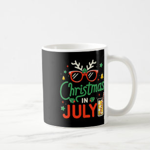 Funny Christmas In July With Sungles For Summer Xm Coffee Mug