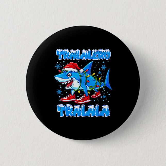 Funny Christmas Italian Brain Rot For Men Women Bo 6 Cm Round Badge (Front)