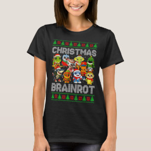 Funny Christmas Italian Brain Rot Italian Brainrot T-Shirt