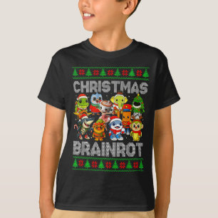 Funny Christmas Italian Brain Rot Italian Brainrot T-Shirt