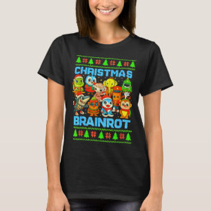Funny Christmas Italian Brain Rot Italian Brainrot T-Shirt