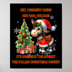 Funny Christmas Italian Christmas Dominick The  Poster