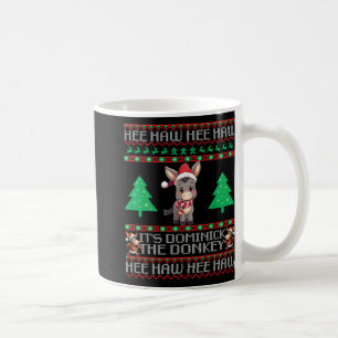 Funny Christmas Italian Christmas Donkey Dominick Coffee Mug