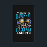 Funny Christmas Jewish Hanukkah Pajama Business Card<br><div class="desc">Funny Christmas Jewish Hanukkah Pajama. Funny Hanukkah Gift for humourous Jews.</div>