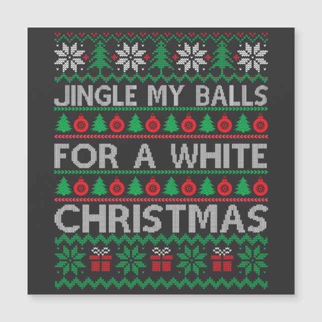 Funny Christmas - jingle my balls  (Front)