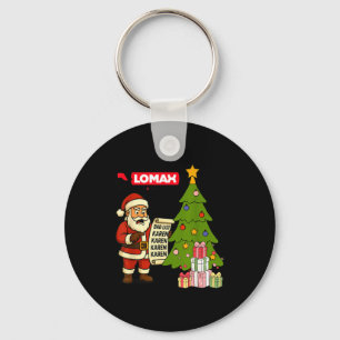 Funny Christmas Key Ring